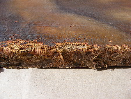 Oxidation des Bildträgers